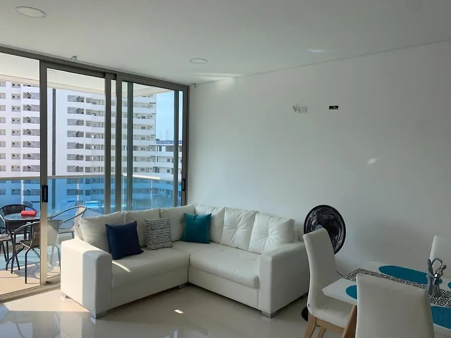 Hermoso Apartamento Samaria Club de Playa Santa Marta